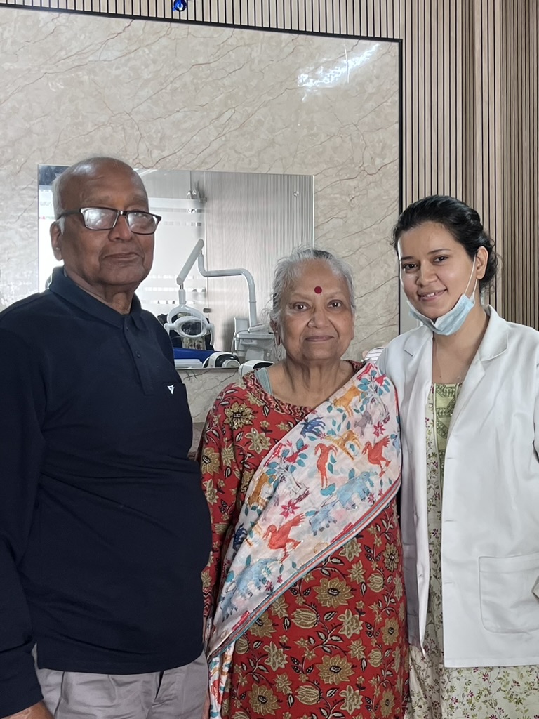 Dental patient at Bhuvneshwari Dental Clinic Haridwar
